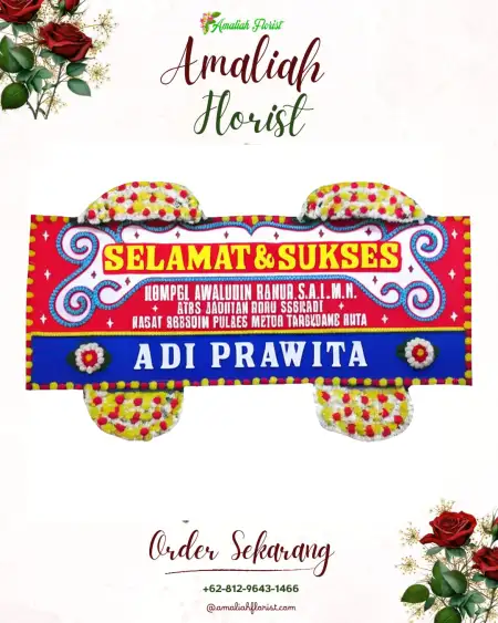 Papan Bunga Ucapan Selamat Koto Vii