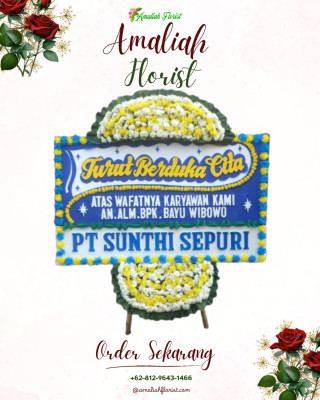 Papan Bunga Duka di Koto Vii