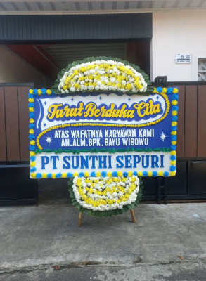 Papan Bunga Duka di Koto Vii